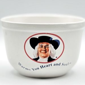 Vintage 1999 Quaker Oats Man Logo Ceramic Bowl